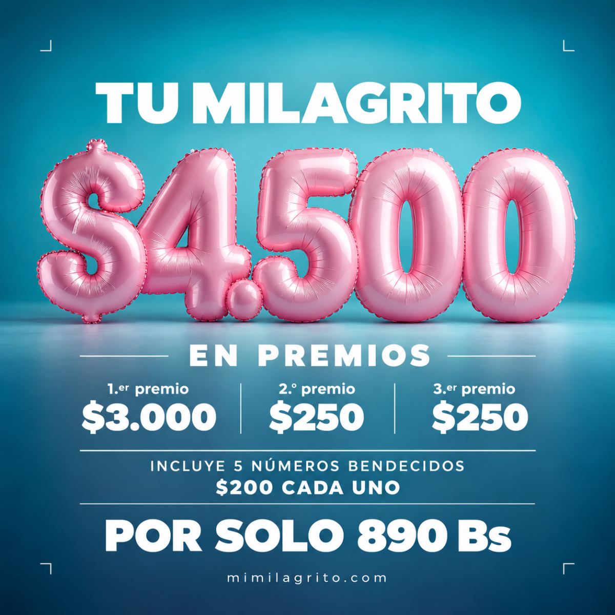 4500 milagritos